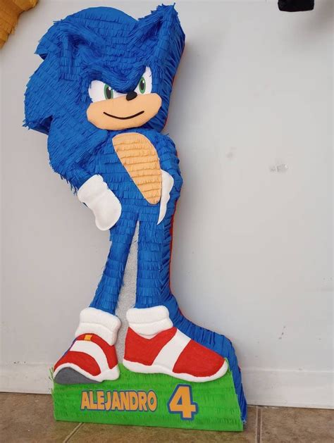 piñata de sonic|silver the hedgehog birthday.